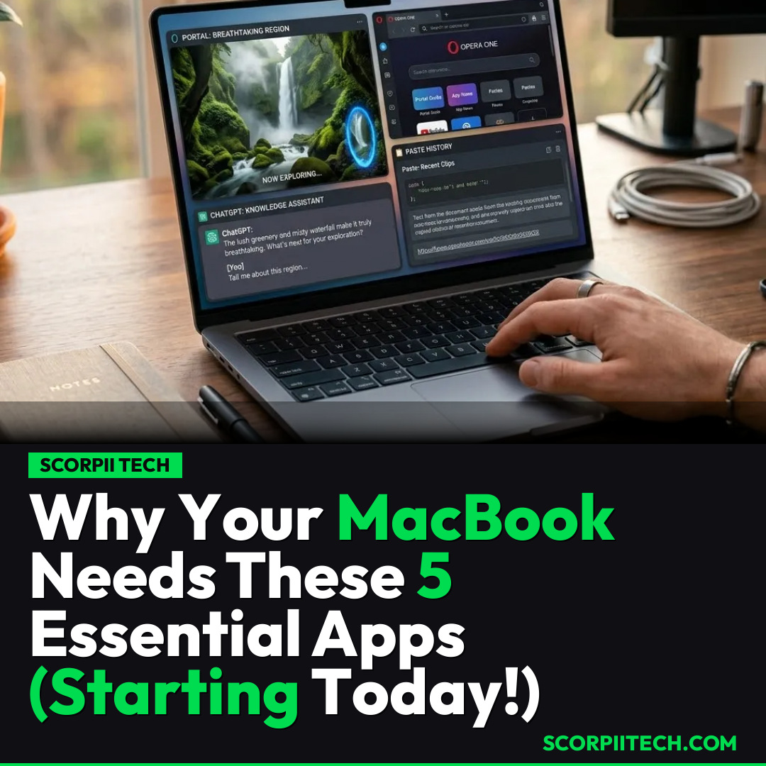 Why Your MacBook Needs These 5 Essential Apps (Starting Today!)