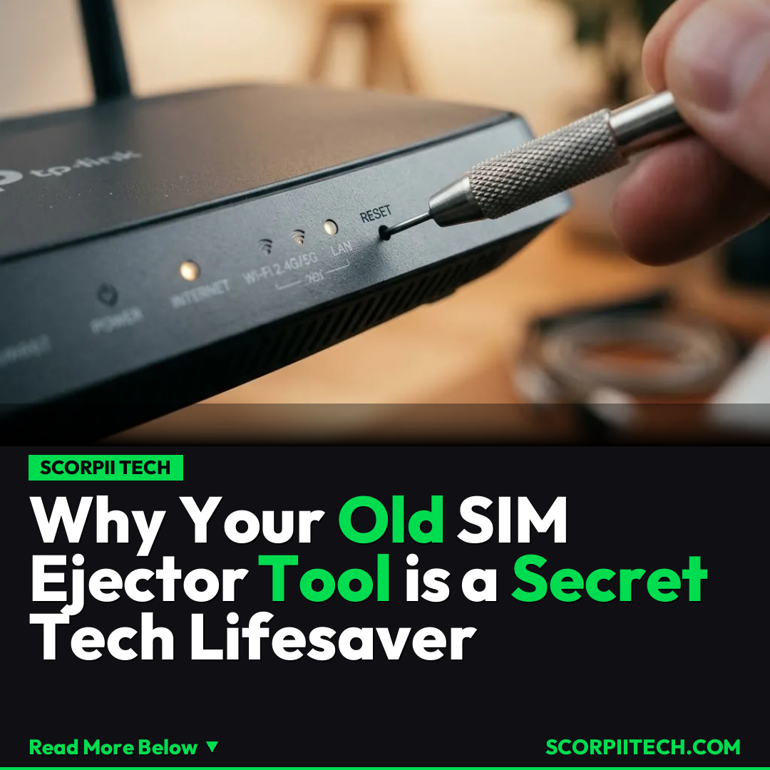 Why Your Old SIM Ejector Tool is a Secret Tech Lifesaver