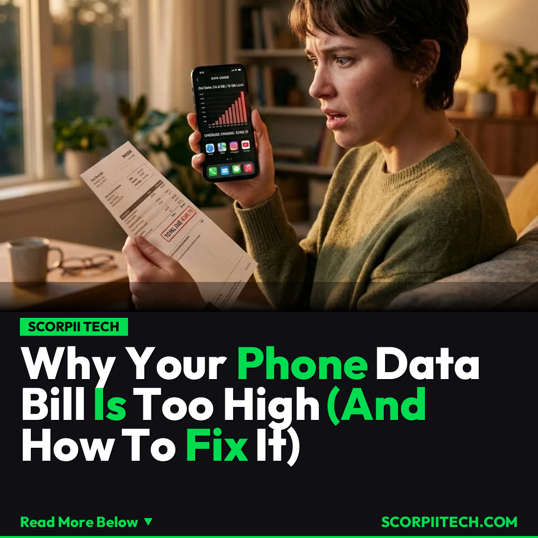 Why Your Phone Data Bill Is Too High (And How To Fix It)