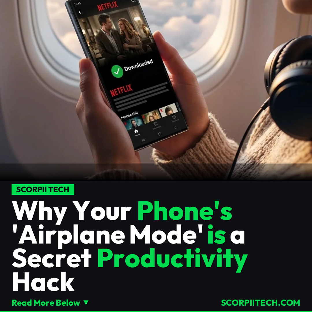 Why Your Phone's 'Airplane Mode' is a Secret Productivity Hack