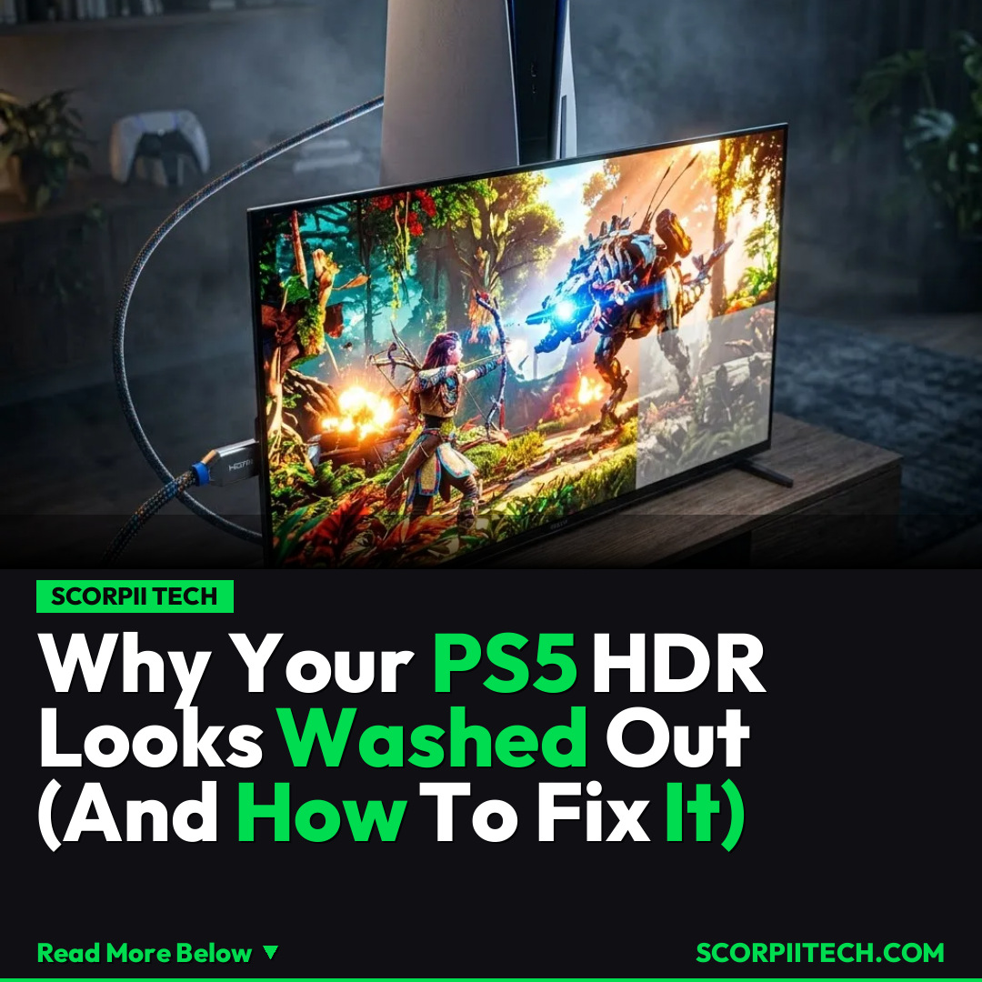 Why Your PS5 HDR Looks Washed Out (And How To Fix It)