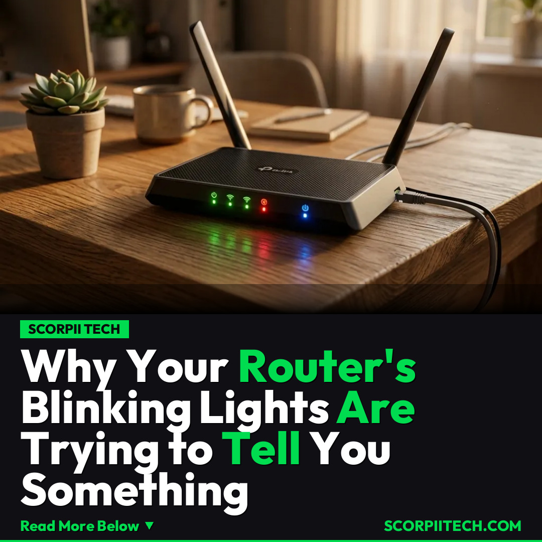 Why Your Router's Blinking Lights Are Trying to Tell You Something