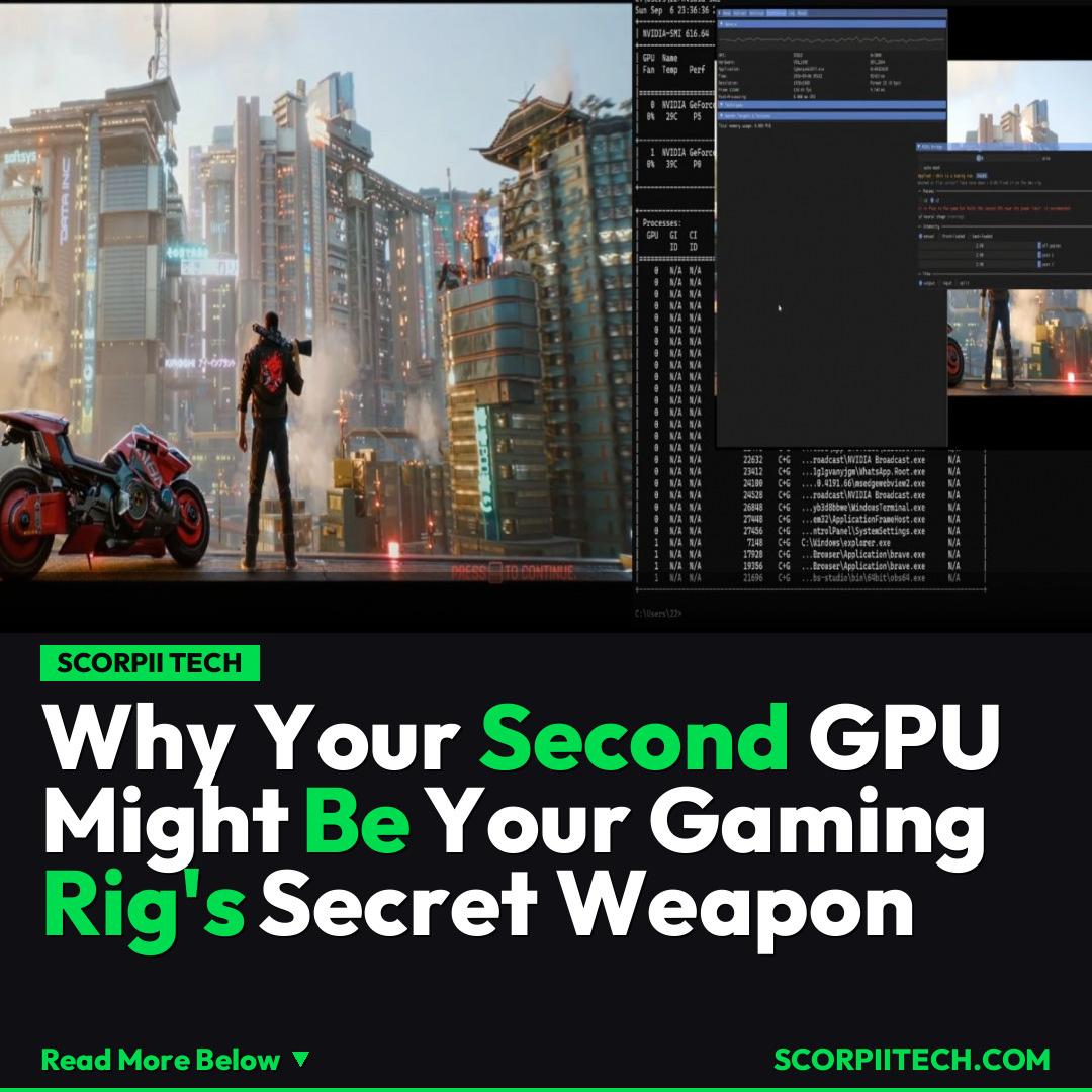 Why Your Second GPU Might Be Your Gaming Rig's Secret Weapon