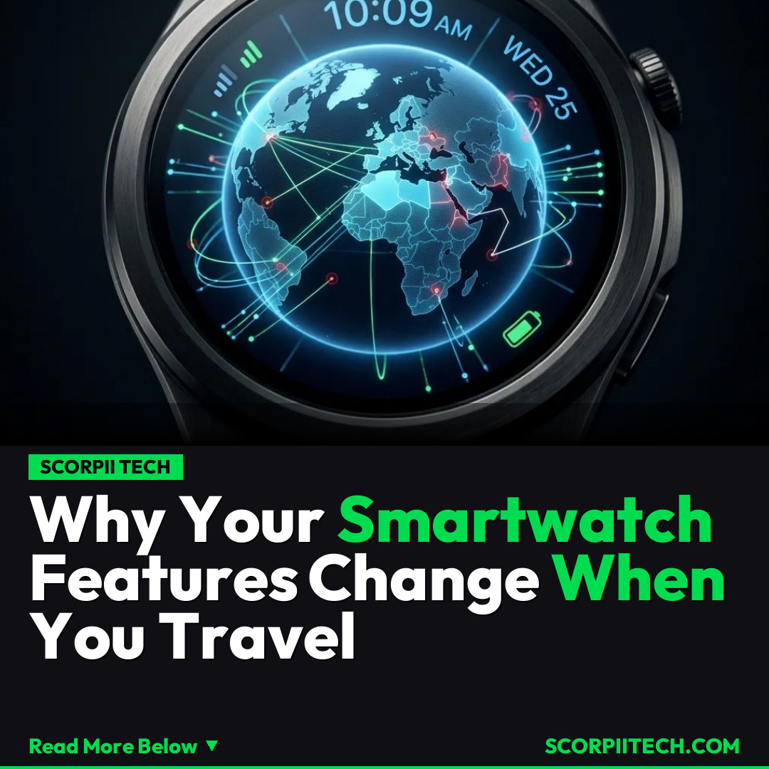 Why Your Smartwatch Features Change When You Travel