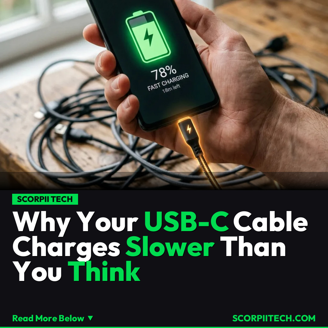 Why Your USB-C Cable Charges Slower Than You Think