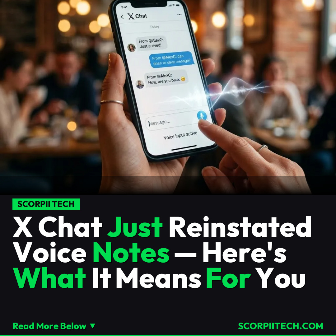 X Chat Just Reinstated Voice Notes — Here's What It Means For You