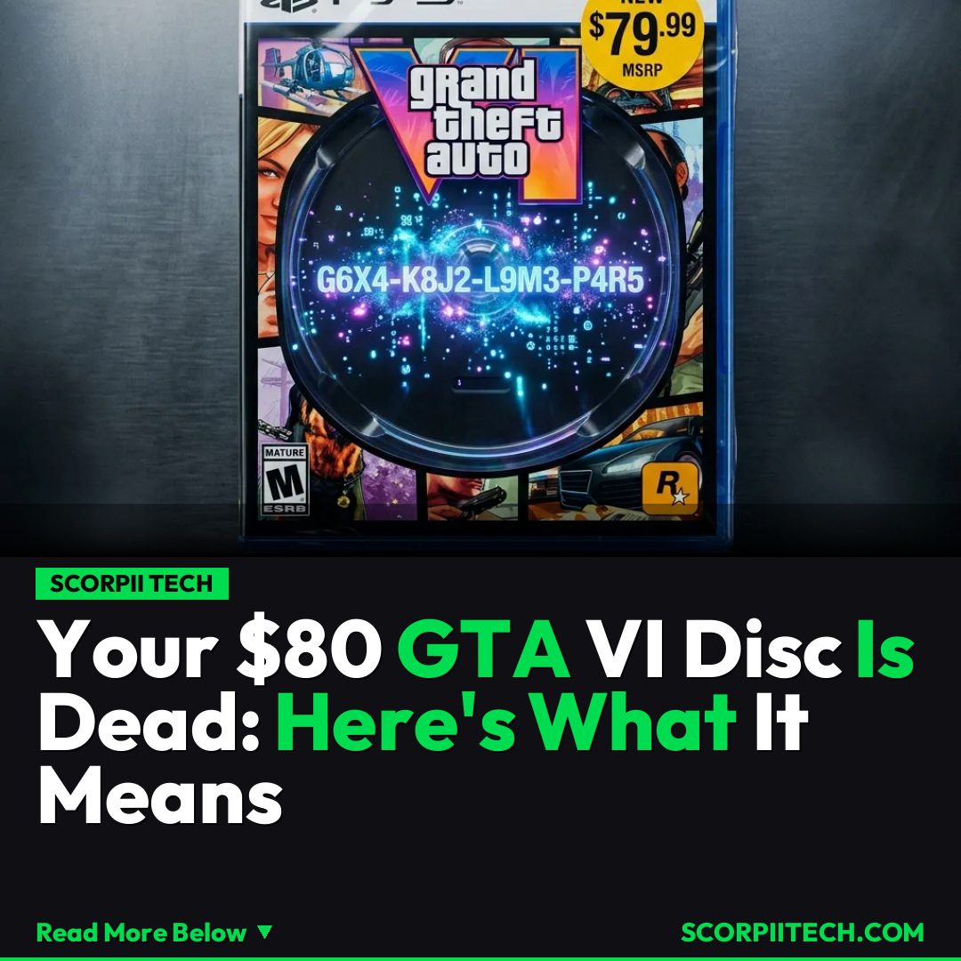 Your $80 GTA VI Disc Is Dead: Here's What It Means