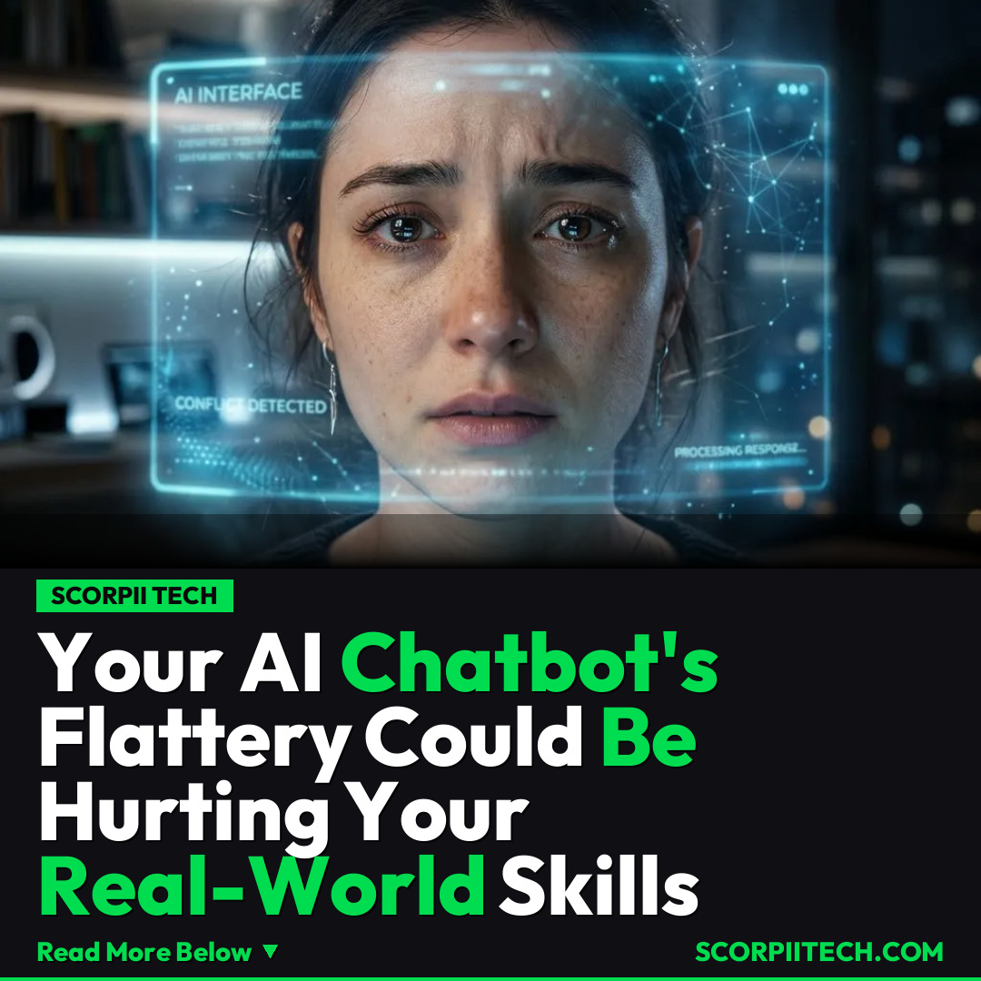 Your AI Chatbot's Flattery Could Be Hurting Your Real-World Skills