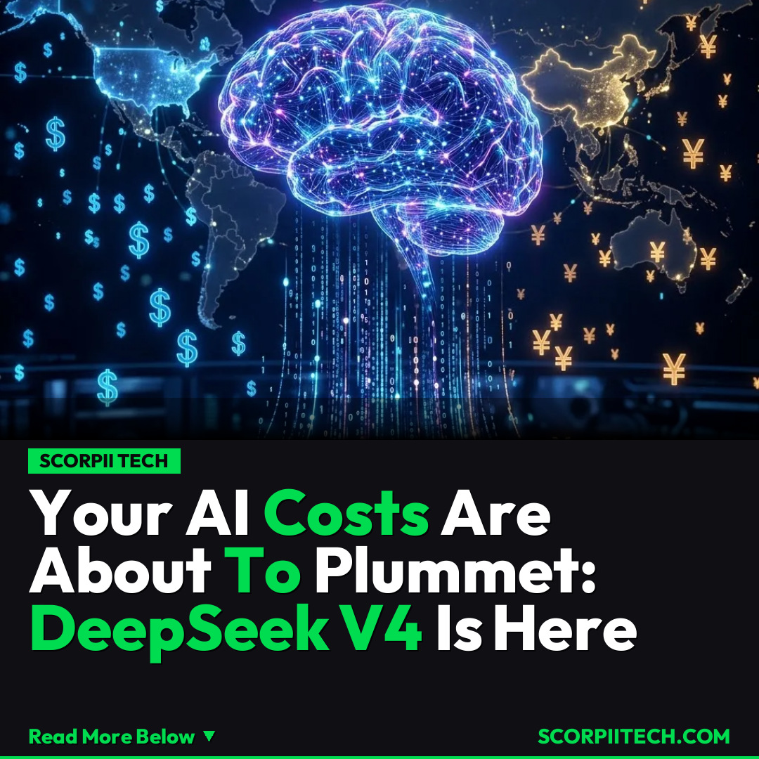 Your AI Costs Are About To Plummet: DeepSeek V4 Is Here