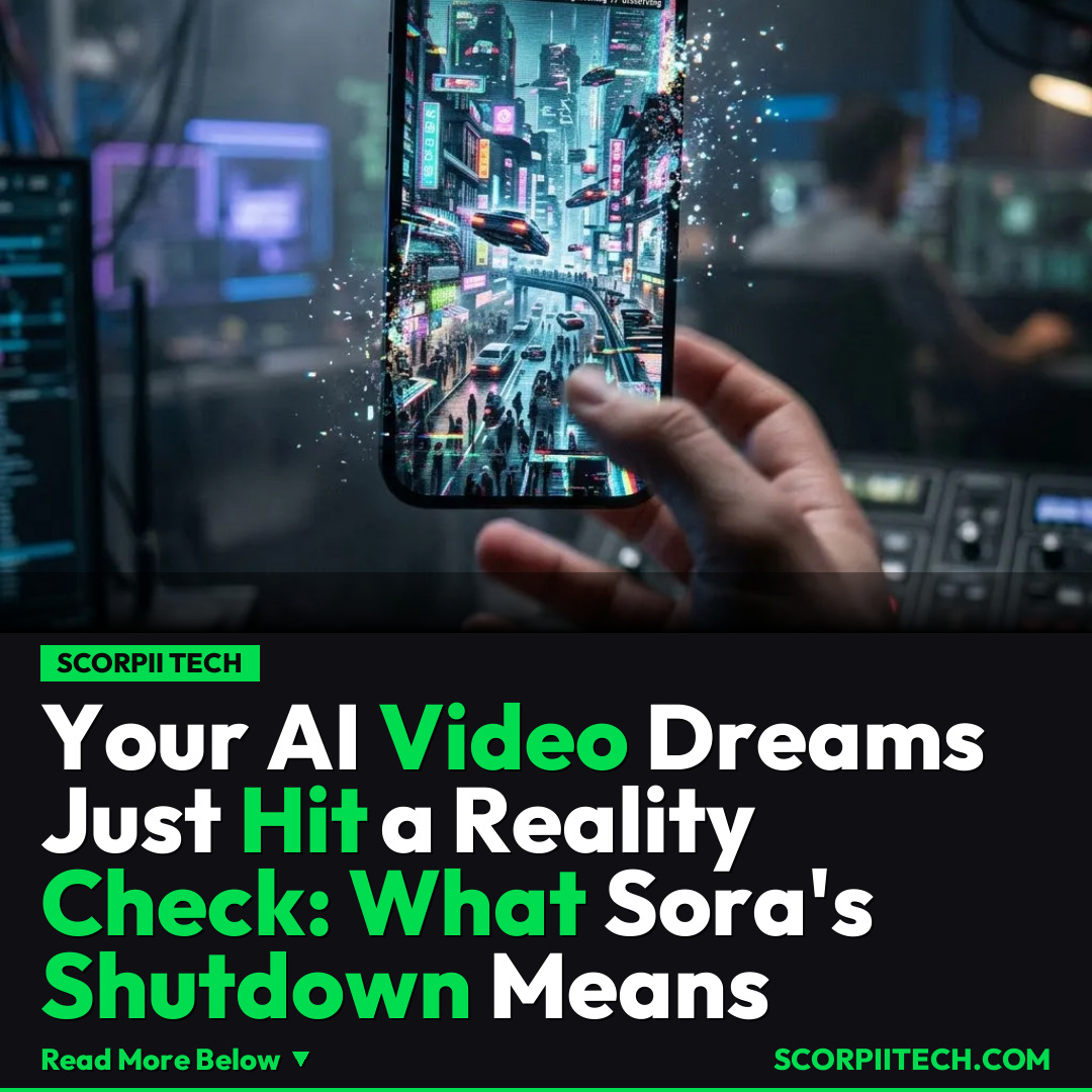 Your AI Video Dreams Just Hit a Reality Check: What Sora's Shutdown Means