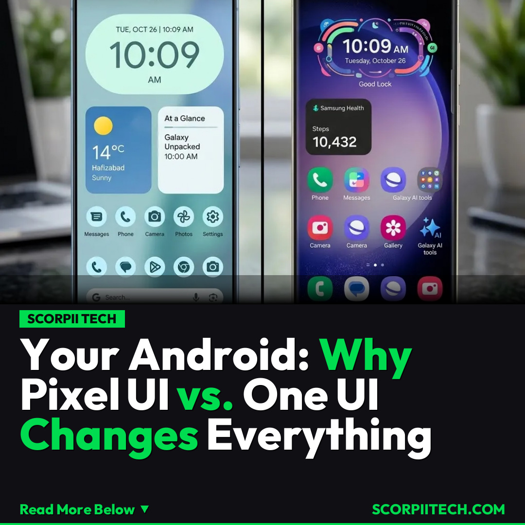 Your Android: Why Pixel UI vs. One UI Changes Everything
