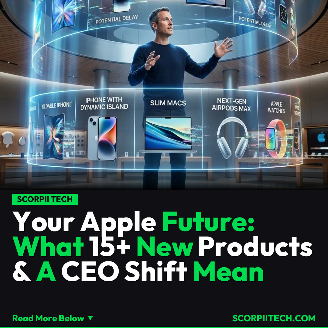 Your Apple Future: What 15+ New Products & A CEO Shift Mean