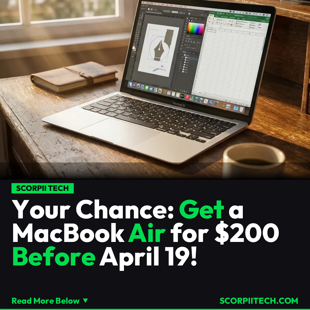 Your Chance: Get a MacBook Air for $200 Before April 19!