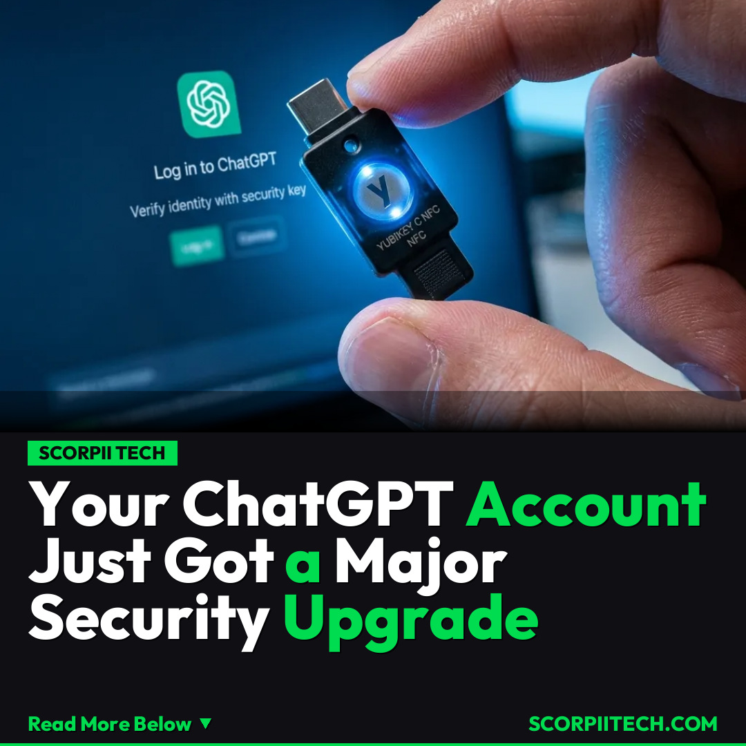 Your ChatGPT Account Just Got a Major Security Upgrade