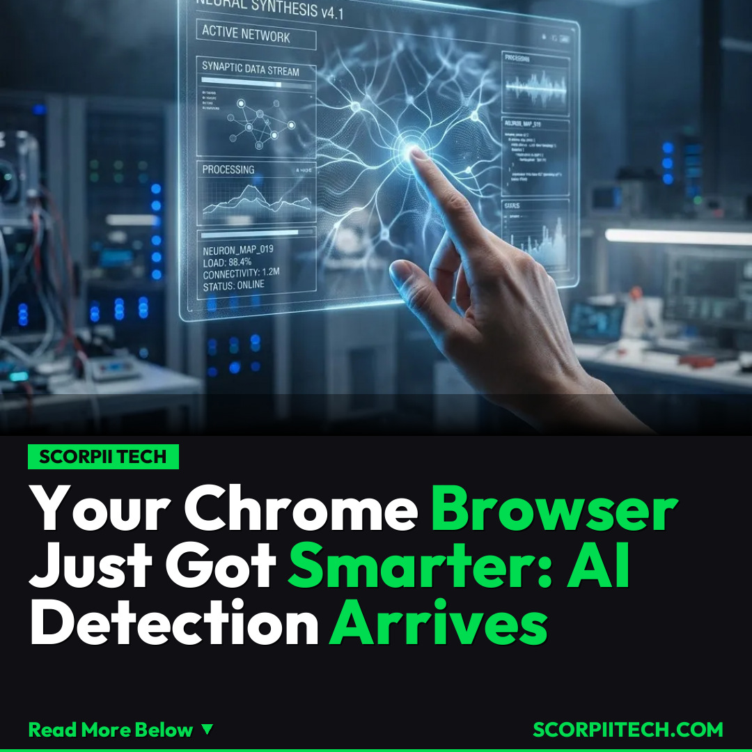 Your Chrome Browser Just Got Smarter: AI Detection Arrives