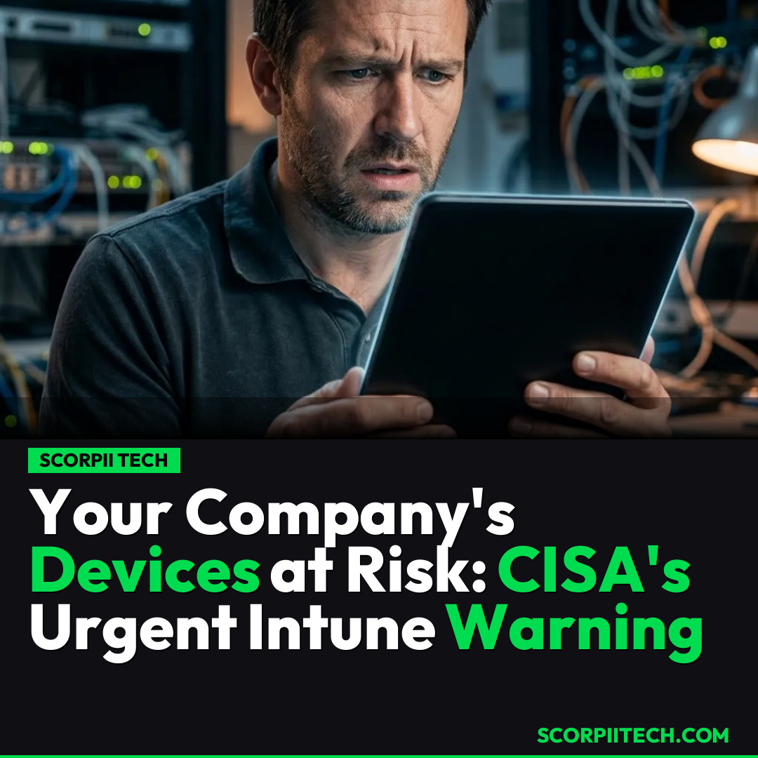 Your Company's Devices at Risk: CISA's Urgent Intune Warning