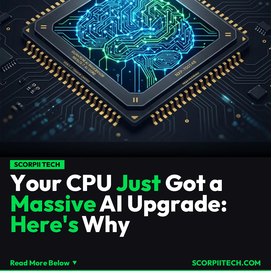 Your CPU Just Got a Massive AI Upgrade: Here's Why