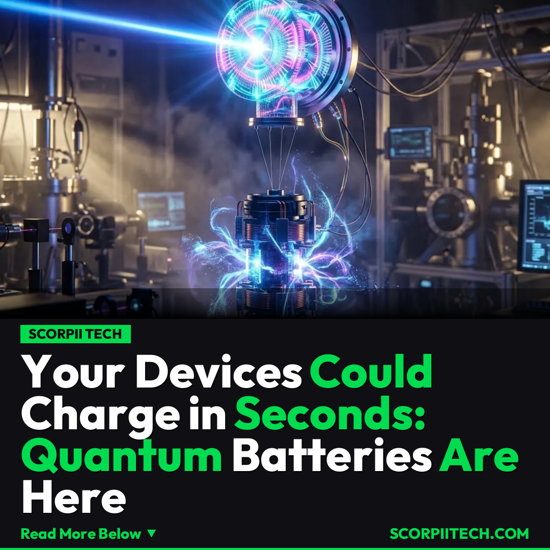 Your Devices Could Charge in Seconds: Quantum Batteries Are Here