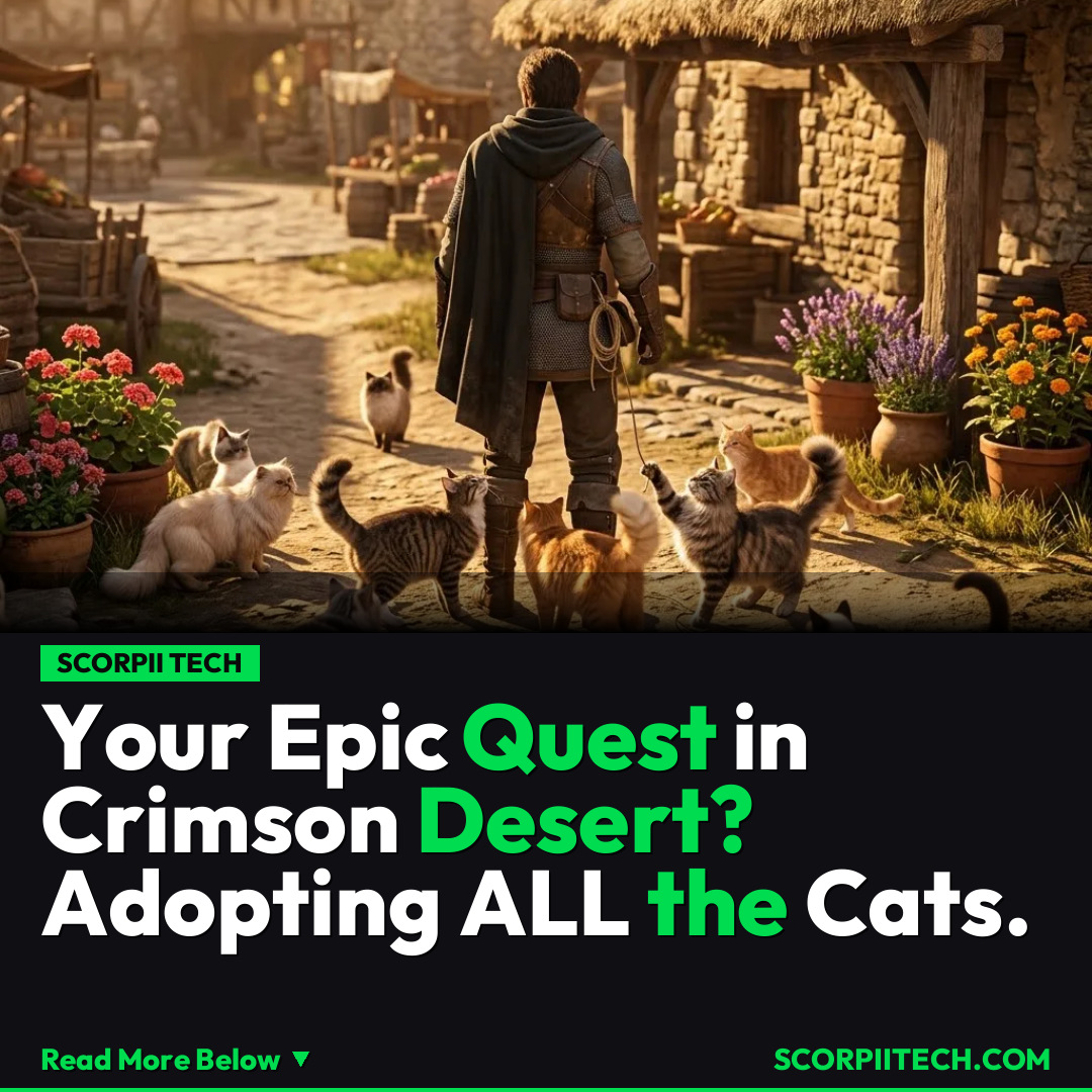 Your Epic Quest in Crimson Desert? Adopting ALL the Cats.