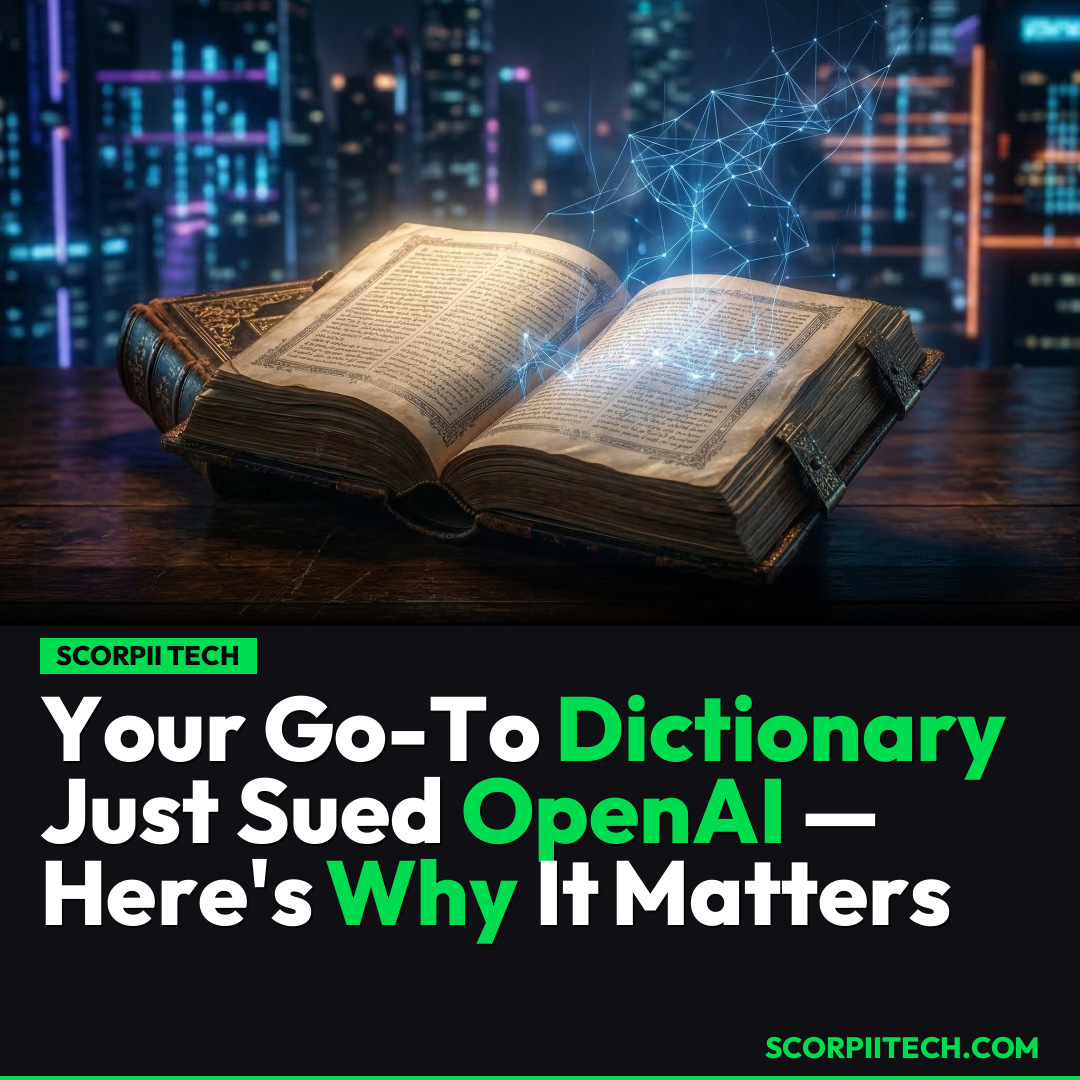 Your Go-To Dictionary Just Sued OpenAI — Here's Why It Matters