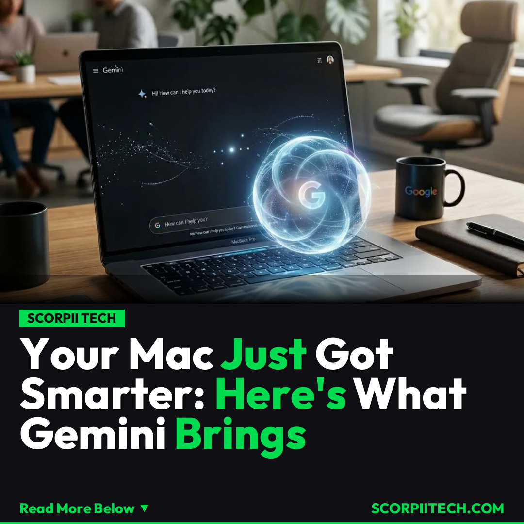 Your Mac Just Got Smarter: Here's What Gemini Brings