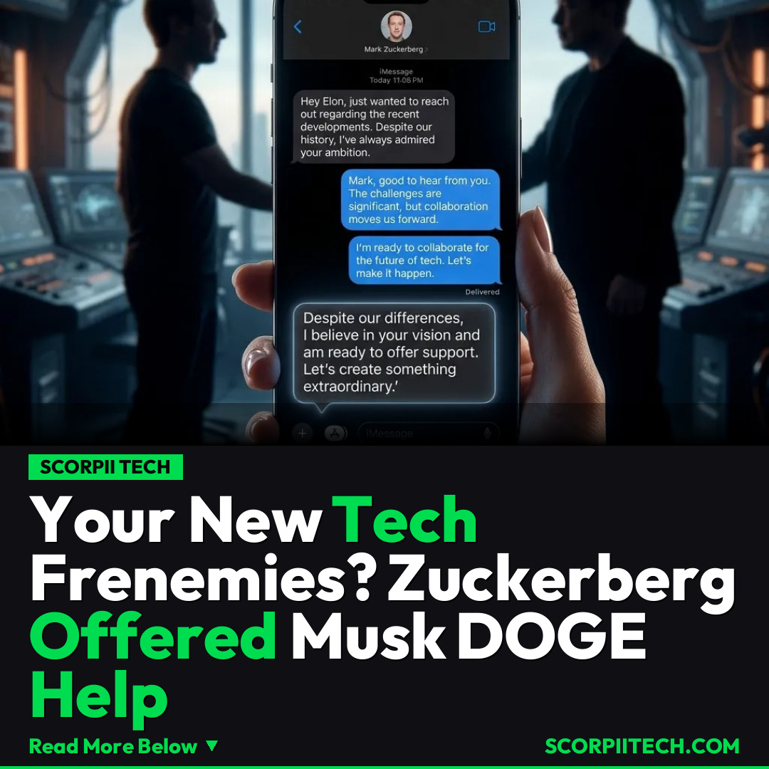 Your New Tech Frenemies? Zuckerberg Offered Musk DOGE Help