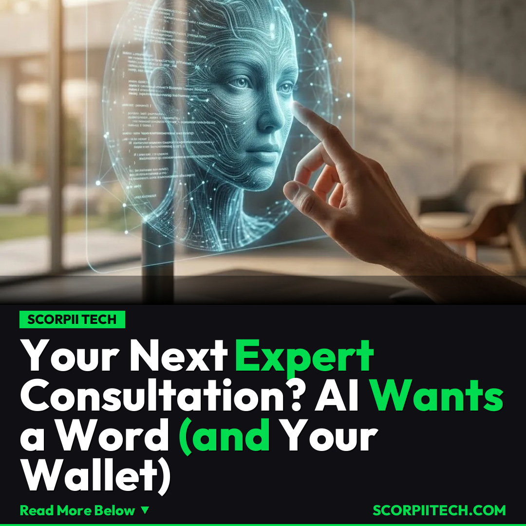 Your Next Expert Consultation? AI Wants a Word (and Your Wallet)