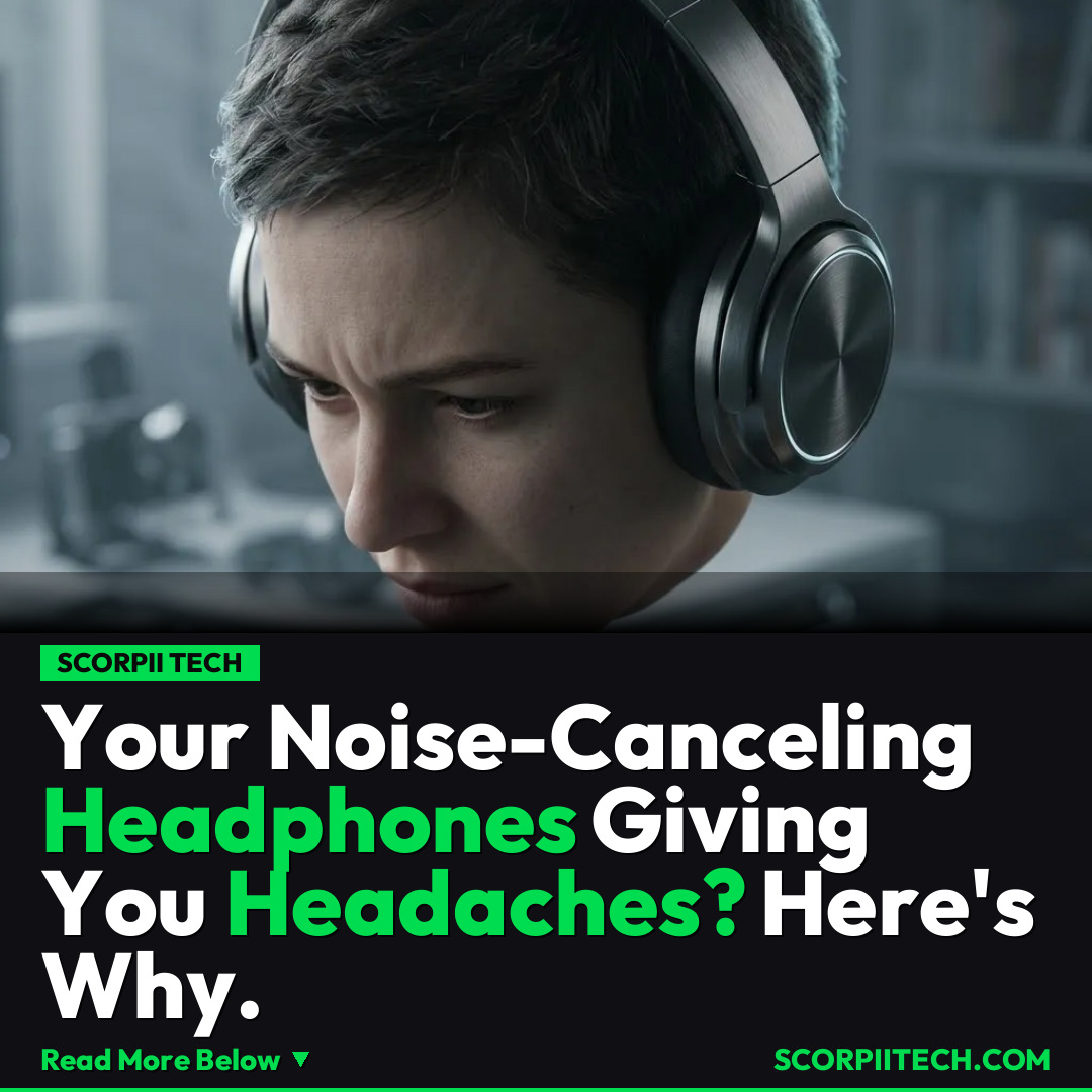 Your Noise-Canceling Headphones Giving You Headaches? Here's Why.
