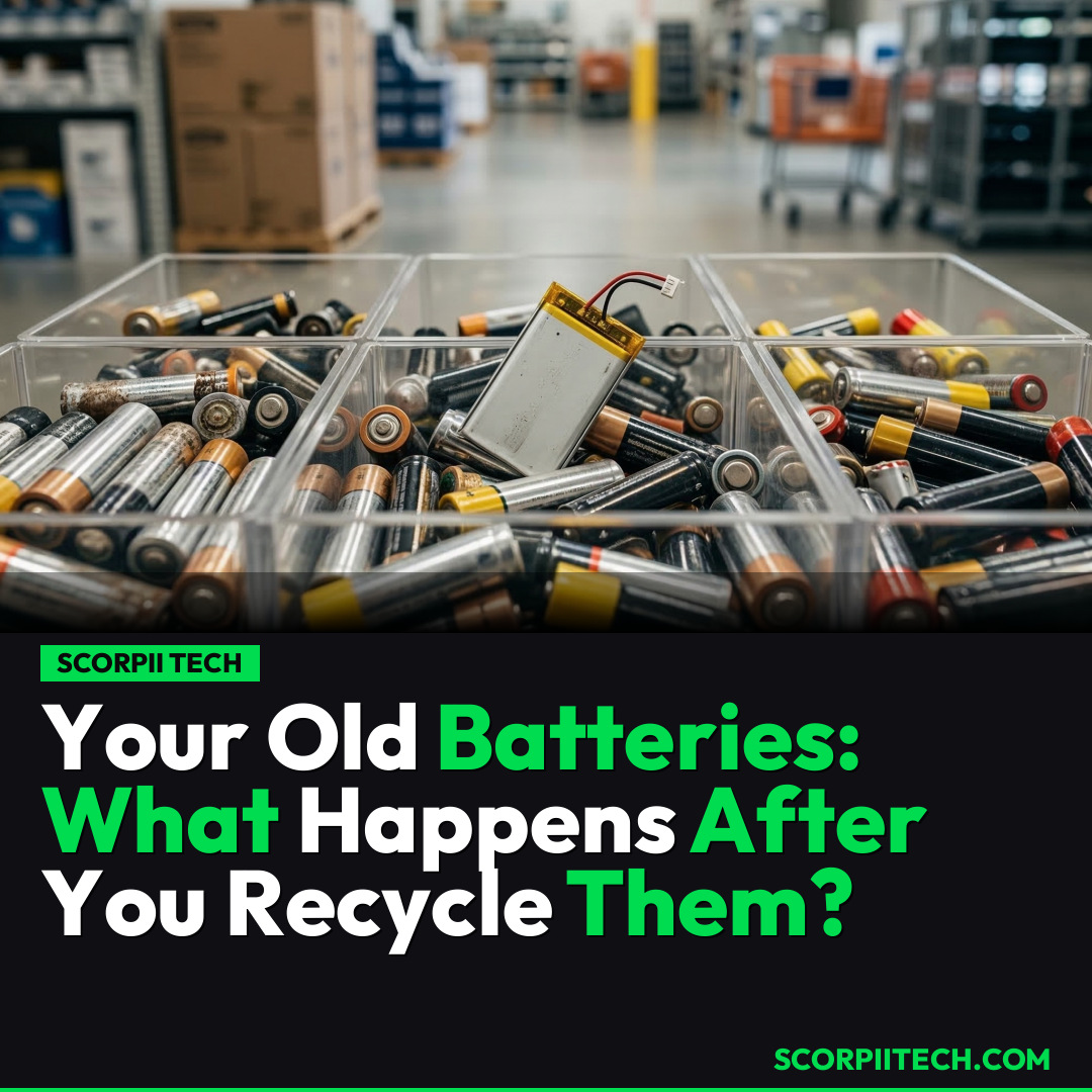 Your Old Batteries: What Happens After You Recycle Them?