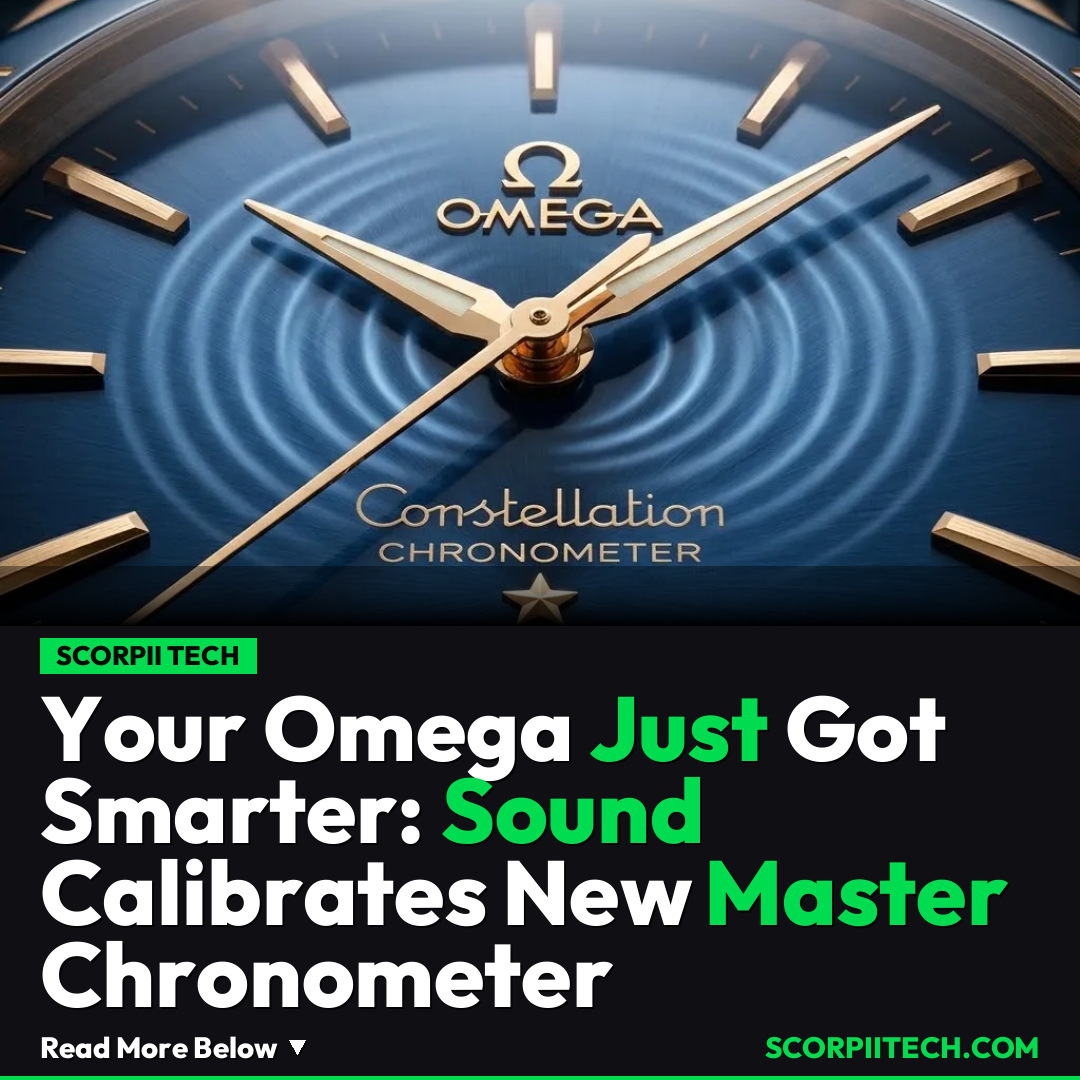 Your Omega Just Got Smarter: Sound Calibrates New Master Chronometer