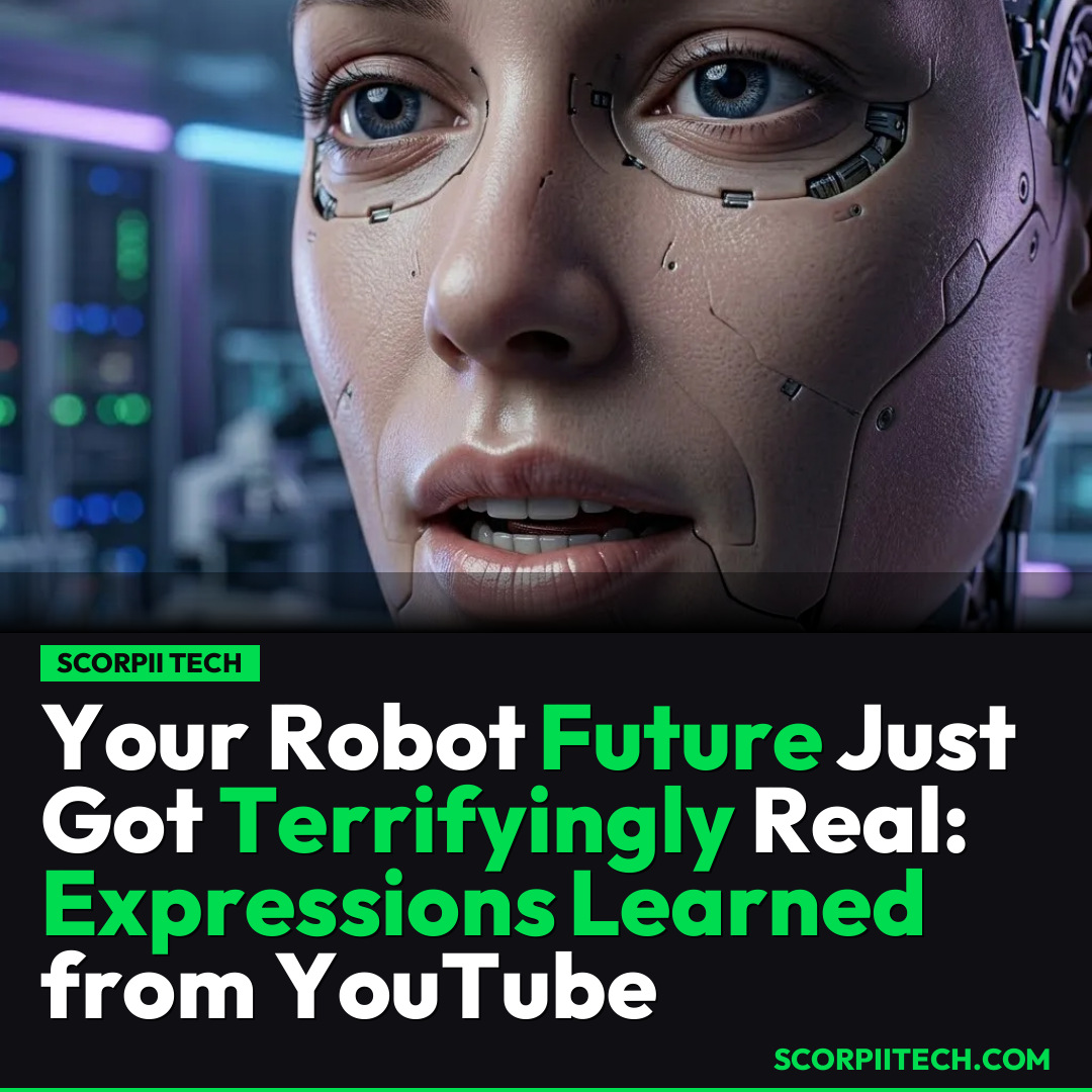 Your Robot Future Just Got Terrifyingly Real: Expressions Learned from YouTube