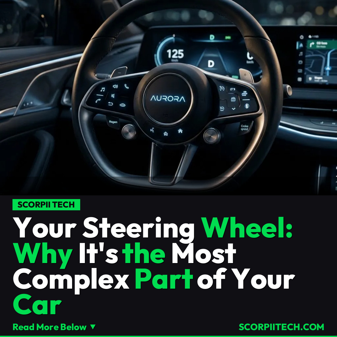 Your Steering Wheel: Why It's the Most Complex Part of Your Car