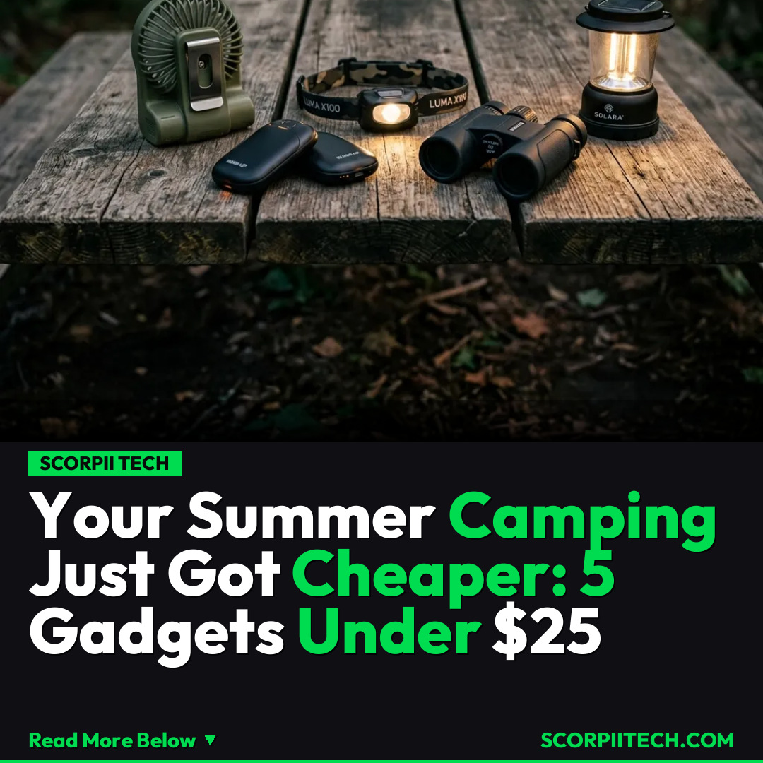 Your Summer Camping Just Got Cheaper: 5 Gadgets Under $25
