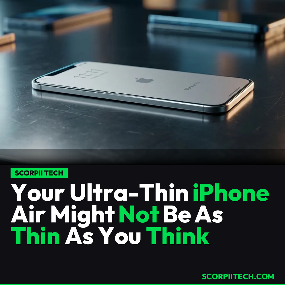 Your Ultra-Thin iPhone Air Might Not Be As Thin As You Think
