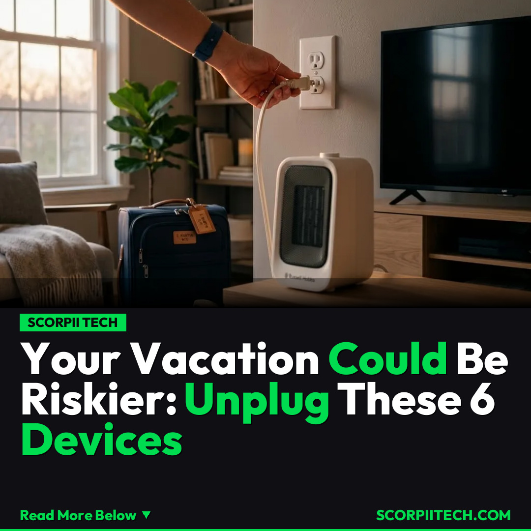 Your Vacation Could Be Riskier: Unplug These 6 Devices