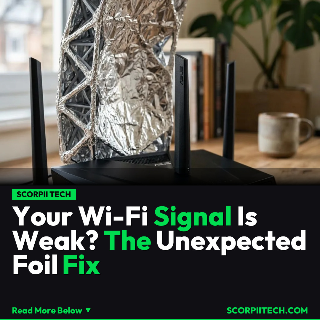 Your Wi-Fi Signal Is Weak? The Unexpected Foil Fix