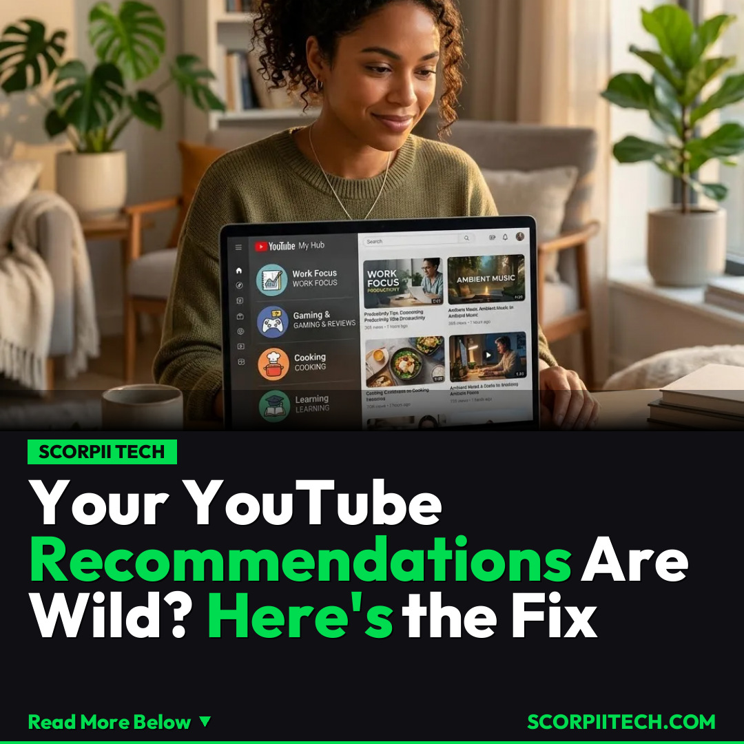 Your YouTube Recommendations Are Wild? Here's the Fix