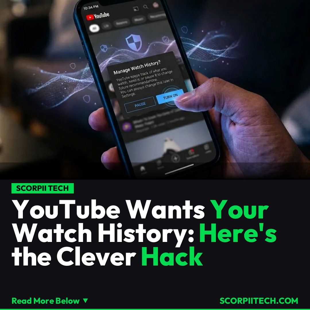 YouTube Wants Your Watch History: Here's the Clever Hack